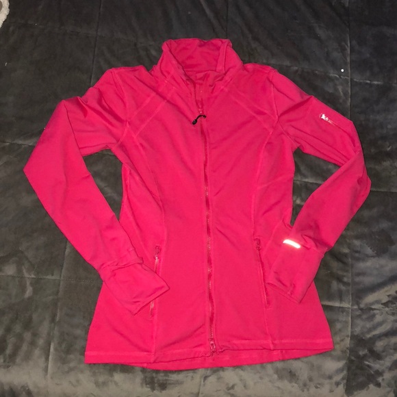 hot pink workout jacket